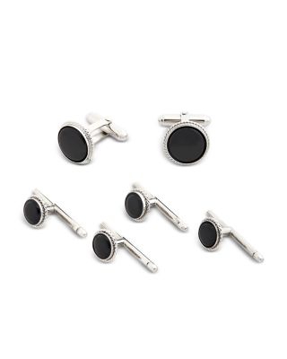 Onyx Stud & Cufflink Set