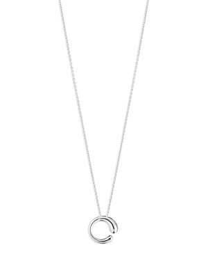 Georg Jensen Sterling Silver Mercy Small Pendant Necklace, 17.72