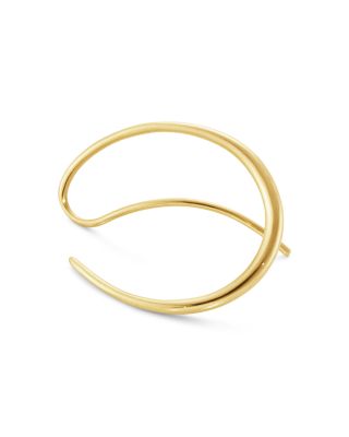 18K Yellow Gold Offspring Threader  Earrings