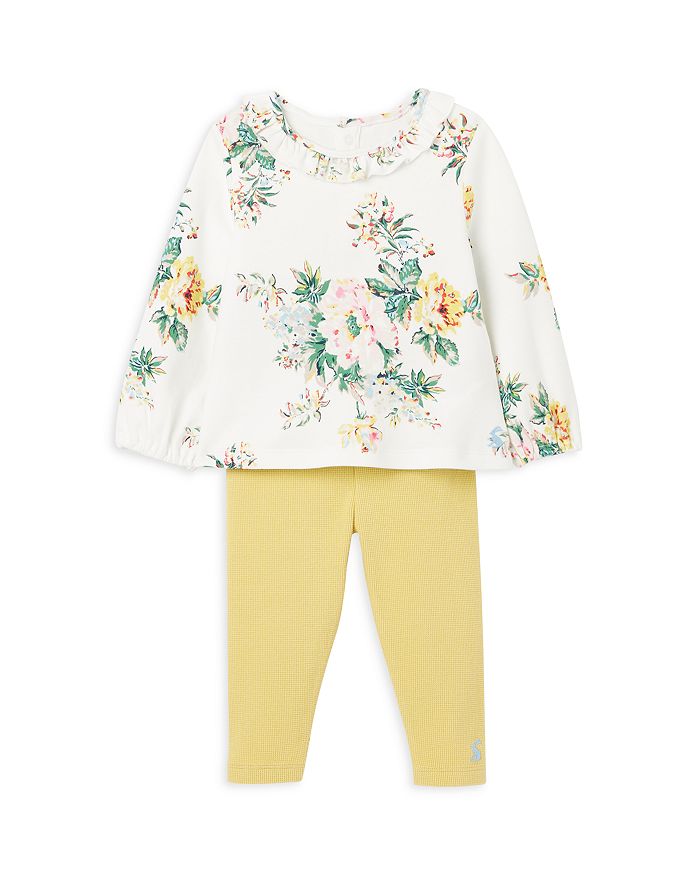 Joules Girls' Cotton Posy Top & Leggings Set Baby Bloomingdale's