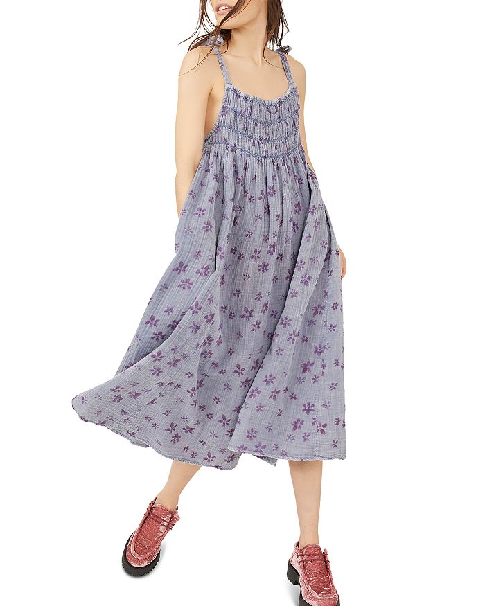 Free People Azure Tie Strap Midi Dress Bloomingdale's