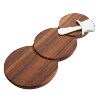 Snowman Cheese Board