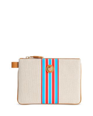 【Paravel】☆お洒落☆Medium Cabana Zip-Top Pouch PARAVEL Cabana Medium Canvas Zip-top Pouch MSRP $55 – DGFOutlet