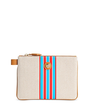 Paravel Small Cabana Zip Pouch In Beige