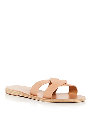 Ancient Greek Sandals Neutral Desmos Leather Sandals In Natural