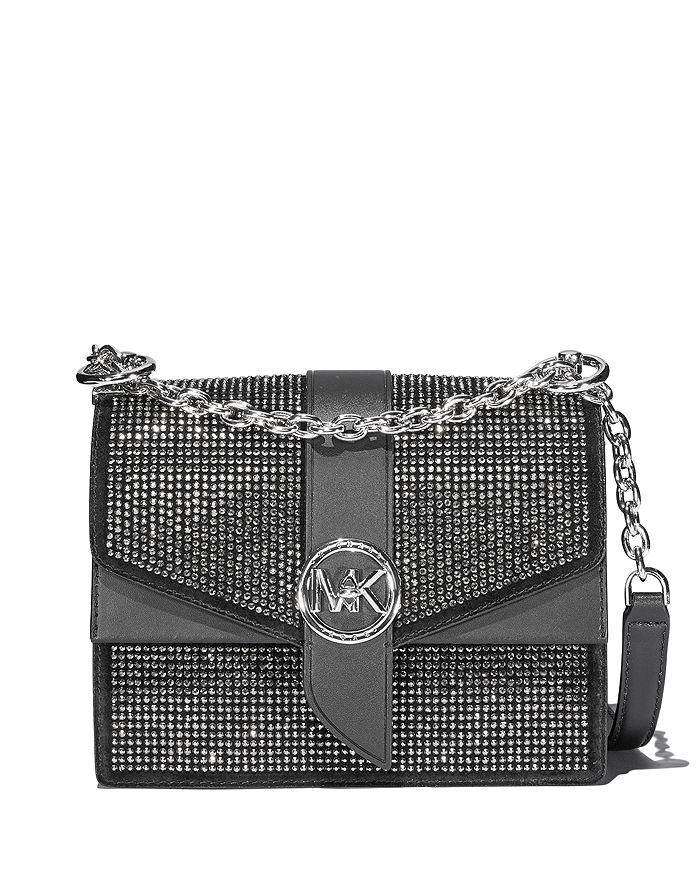 Michael Kors Greenwich Pink Leather Top Handle Crossbody Handbag
