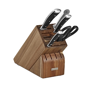 Wusthof Classic Ikon 6-piece Knife Set With Block In Black
