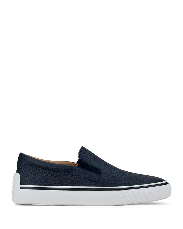 Tod's Men's Slip-Ons Sneakers Grey Size 39.5 EU