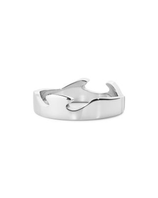 18K White Gold Fusion End Ring