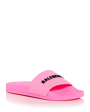 Balenciaga Women's Logo Slide Sandals