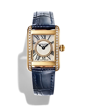 Frederique Constant Women's Classics Carree Watch, 23mm - 150th Anniversary Exclusive In White/blue