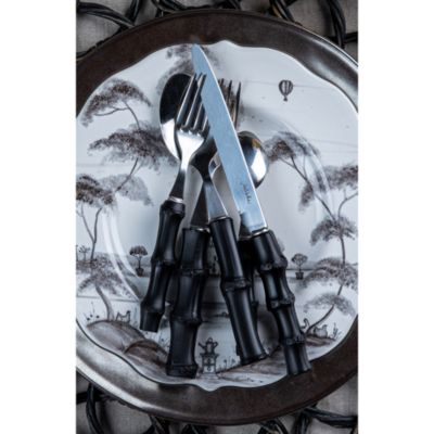 Bamboo Black 5-Piece Flatware Place Setting