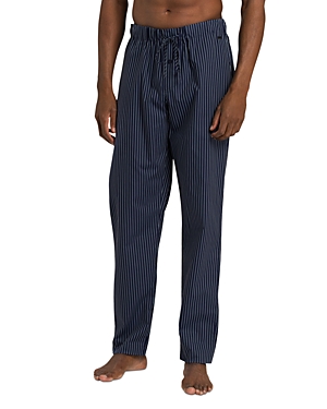 Hanro Night And Day Woven Lounge Pants In Timeless Stripe