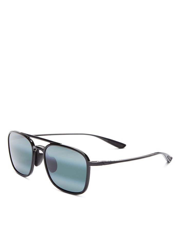 Maui Jim Keokea Polarized Aviator Sunglasses, 55mm | Bloomingdale's