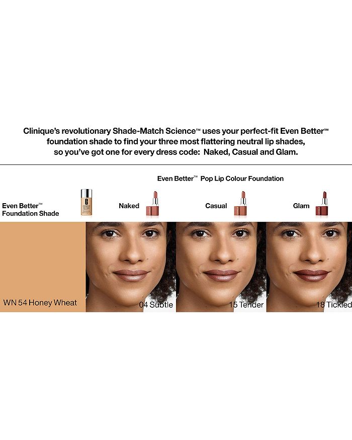 Shop Clinique Even Better Makeup Broad Spectrum Spf 15 Foundation In Wn 54 Honey Wheat (moderately Fair With Warm Neutral Undertones)