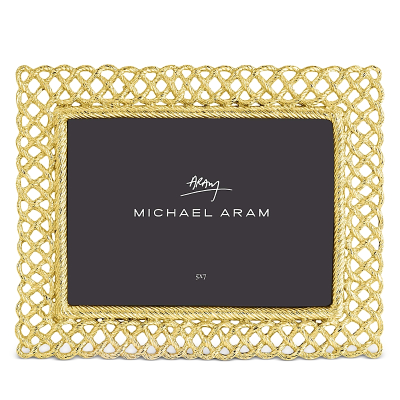 Michael Aram Love Knot Rectangular Picture Frame In Gold