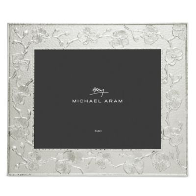 White Orchid Sculpted Frame, 8" x 10"