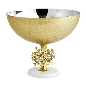 Shop Michael Aram Dandelion Centerpiece Bowl In Gold