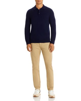 Cashmere Three Button Polo Sweater
