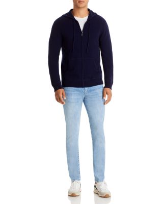 Cashmere Zip Front Hoodie - Exclusive