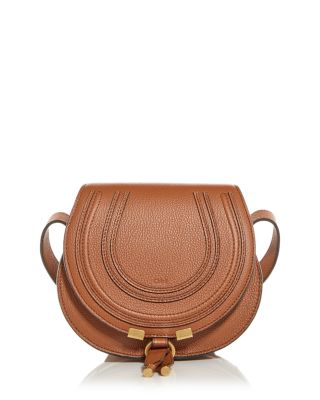 Chloe Marcie Small Leather Saddle Bag