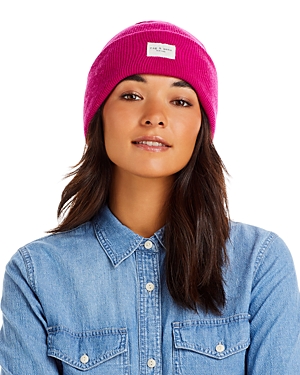 Rag & Bone Icons Addison Wool Blend Beanie In Pink