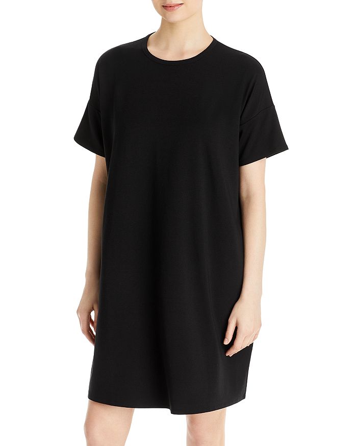 Eileen Fisher Drop Shoulder Tee Dress Bloomingdale s