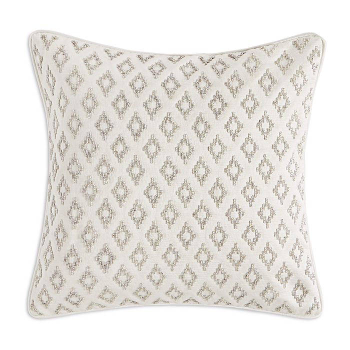 Hudson Park Collection Diffused Diamond Decorative Pillow, 16" x 16