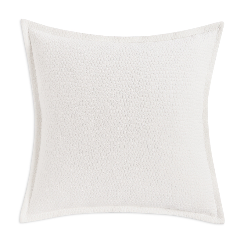 Hudson Park Collection Signature Pebbled Matelasse Euro Sham, Pair In White