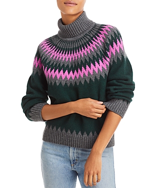 JUMPER NORDIC YOKE ROLL TURTLENECK SWEATER