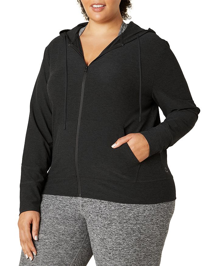 Beyond Yoga Size Zip Front Hoodie Bloomingdale's