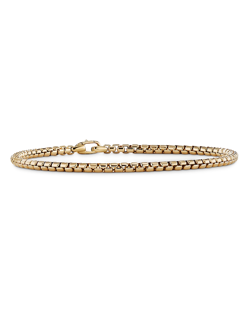 David Yurman 18K Yellow Gold Bel Aire Box Chain Bracelet