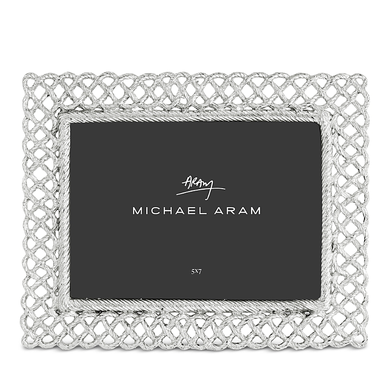 Michael Aram Love Knot Rectangular Picture Frame In Silver