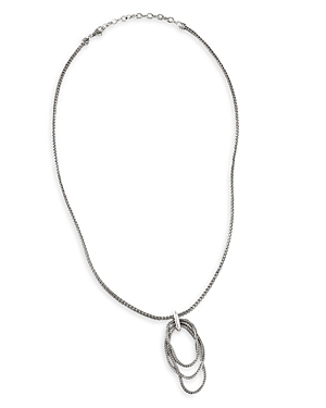 John Hardy Silver Classic Chain Pendant Necklace, 18-20
