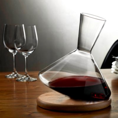 Balance Wine Decanter with Wooden Base