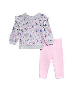 Girls PERSONALISED tracksuit Butterfly joggers set PINK PURPLE GREY 9-12 1 2 3 4 