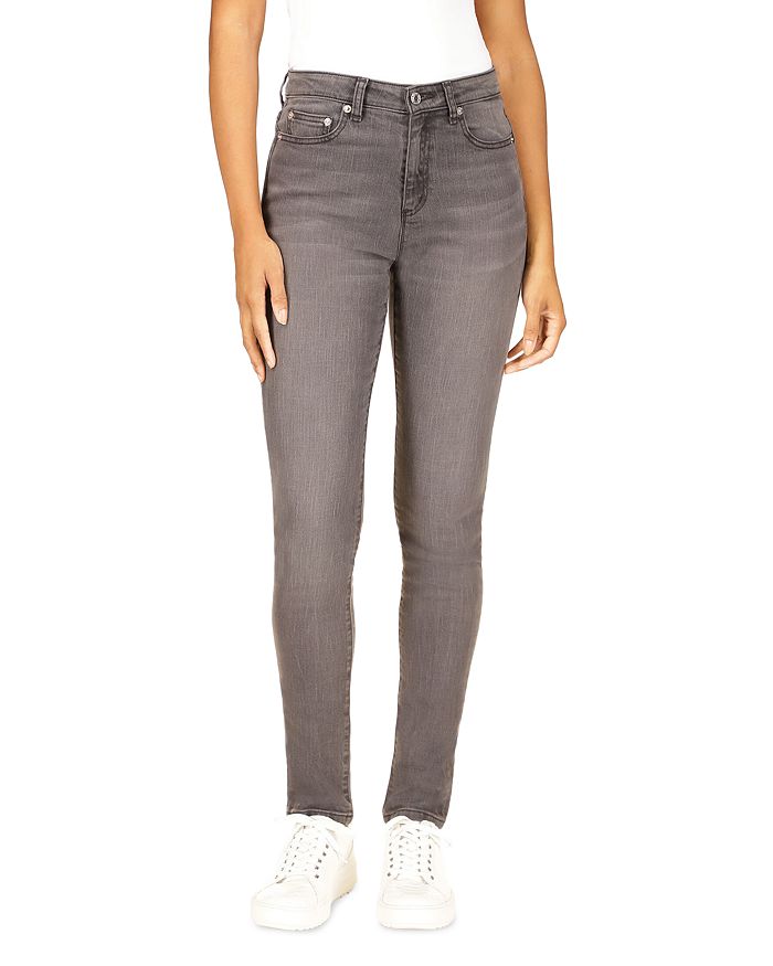 Michael Kors High Rise Skinny Jeans in Charcoal Wash | Bloomingdale's
