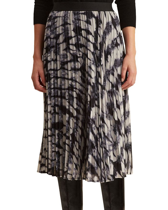 Gerard Darel Bella Printed Pleated Midi Skirt | Bloomingdale's