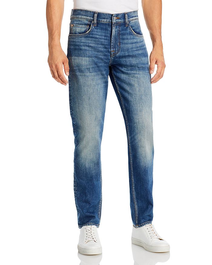 7 For All Mankind Adrien Slim Fit Jeans in Redvale | Bloomingdale's