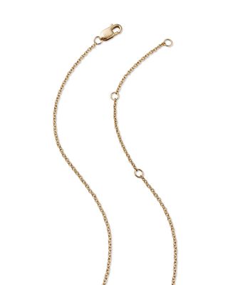 Diamond Circle Pendant Necklace in 14K Yellow Gold, 0.25 tcw 