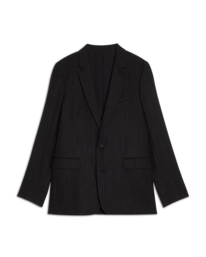AMI Pinstripe Two Button Jacket Bloomingdale's