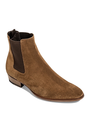 Shop To Boot New York Men's Shawn Suede Boots In Mid Brown Suede