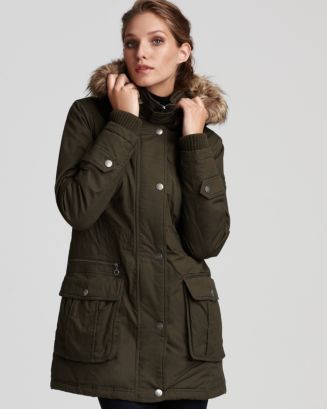 DKNY Filled Anorak with Removable Hood | Bloomingdale's