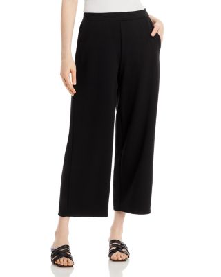 eileen fisher crop stretch knit pants