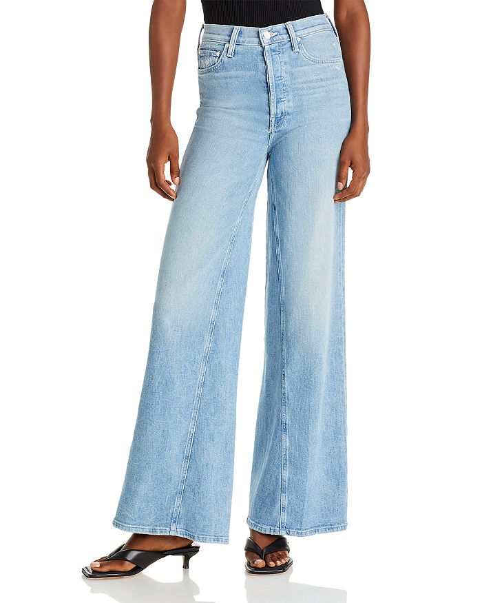 MOTHER The Enchanter High Rise Wide Leg Jeans in Party of One ...