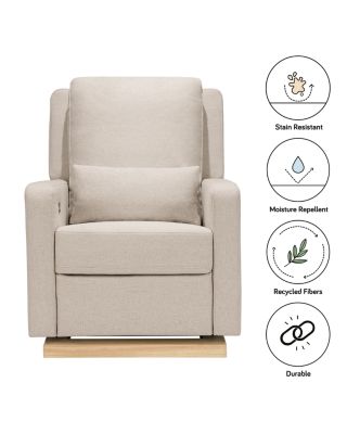 Sigi Electronic Recliner and Glider in Eco Performance Fabric with USB Port
