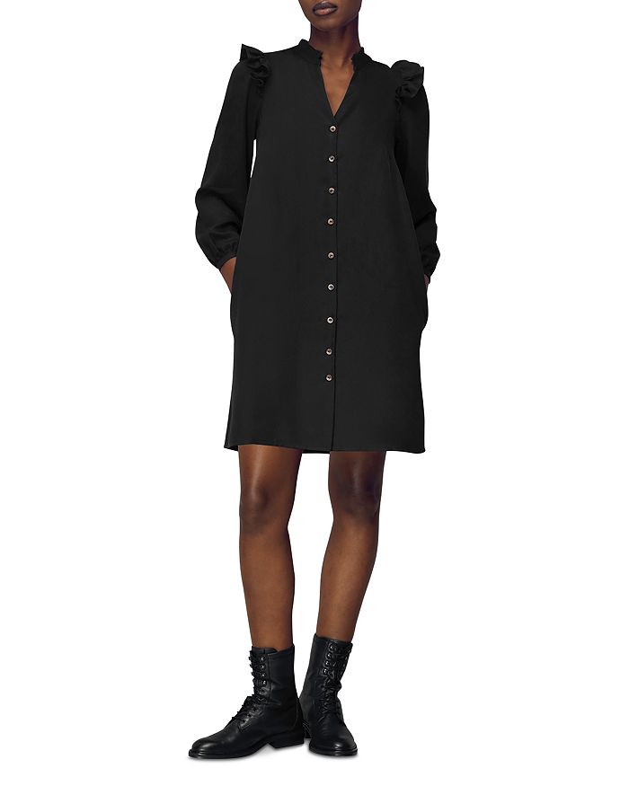 Whistles Katie Buttoned Dress Bloomingdale's