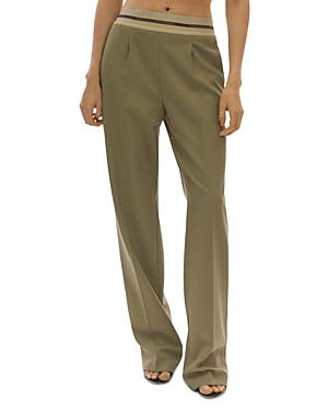 HELMUT LANG PULL ON STRAIGHT LEG SUITING trousers