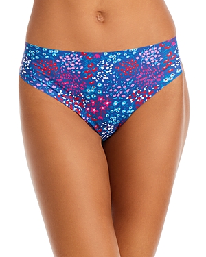 Aqua Stretch Thong - 100% Exclusive In Navy Ditsy Floral