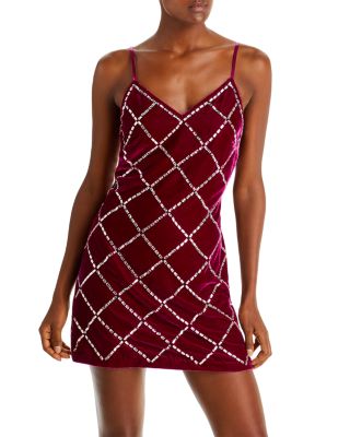 Ramy Brook Omega Velvet Mini Dress Bloomingdale s